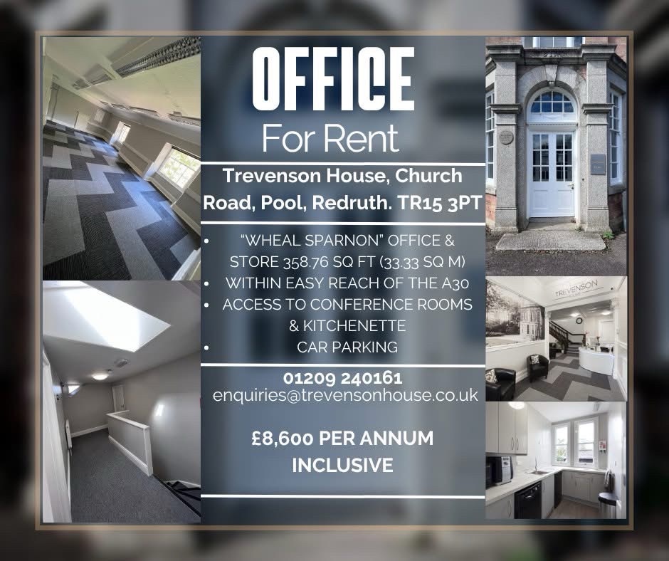 Office to rent in Mid Cornwall